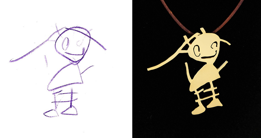 Οι ζωγραφιές των παιδιών σας γίνονται κοσμήματα μόνο για εσάς - Εικόνα 1