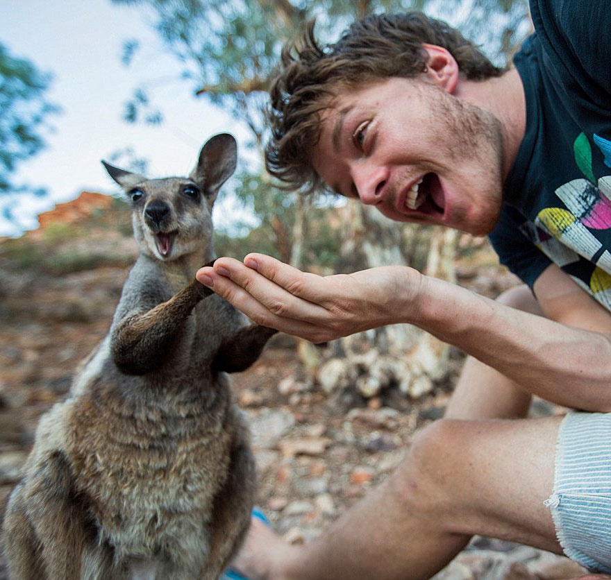 Γνωρίστε τον άνθρωπο που βγάζει τις καλύτερες selfies με ζωάκια - Εικόνα 11