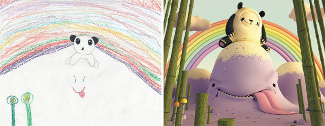 Καλλιτέχνες αναδημιούργησαν σχέδια παιδιών με τερατάκια και τα αποτέλεσμα είναι εκπληκτικό - Εικόνα 11