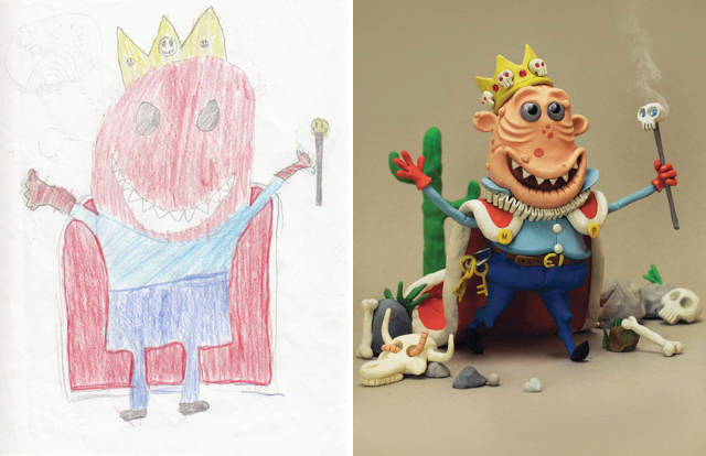 Καλλιτέχνες αναδημιούργησαν σχέδια παιδιών με τερατάκια και τα αποτέλεσμα είναι εκπληκτικό - Εικόνα 33