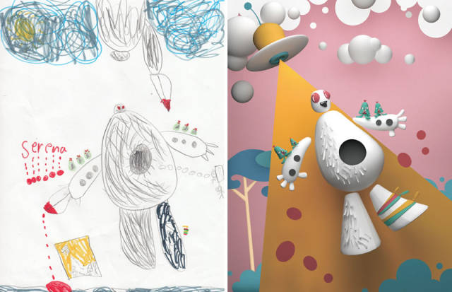 Καλλιτέχνες αναδημιούργησαν σχέδια παιδιών με τερατάκια και τα αποτέλεσμα είναι εκπληκτικό - Εικόνα 57