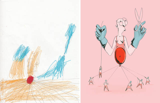 Καλλιτέχνες αναδημιούργησαν σχέδια παιδιών με τερατάκια και τα αποτέλεσμα είναι εκπληκτικό - Εικόνα 63