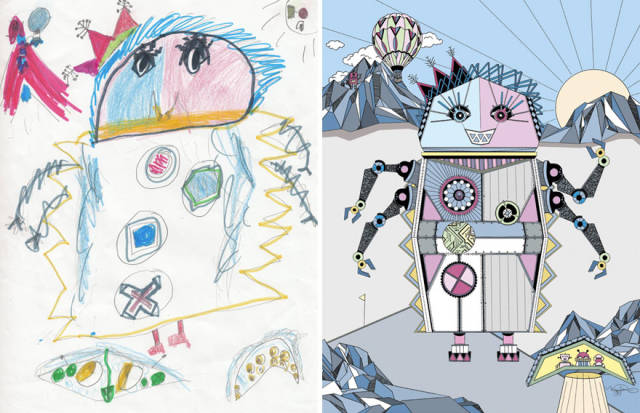 Καλλιτέχνες αναδημιούργησαν σχέδια παιδιών με τερατάκια και τα αποτέλεσμα είναι εκπληκτικό - Εικόνα 65