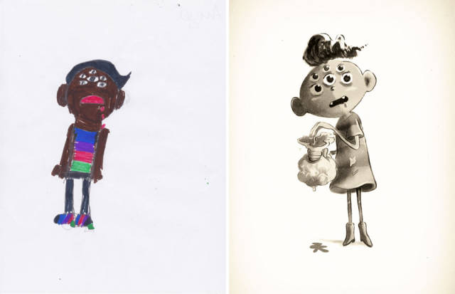 Καλλιτέχνες αναδημιούργησαν σχέδια παιδιών με τερατάκια και τα αποτέλεσμα είναι εκπληκτικό - Εικόνα 75