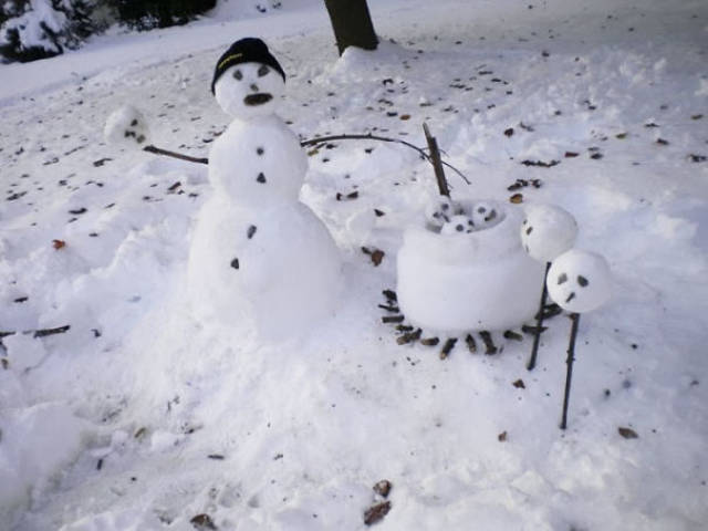 Ακόμη και ένας χιονάνθρωπος μπορεί να γίνει έργο τέχνης - Εικόνα 18