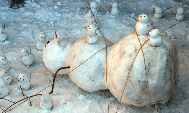 Ακόμη και ένας χιονάνθρωπος μπορεί να γίνει έργο τέχνης - Εικόνα 43