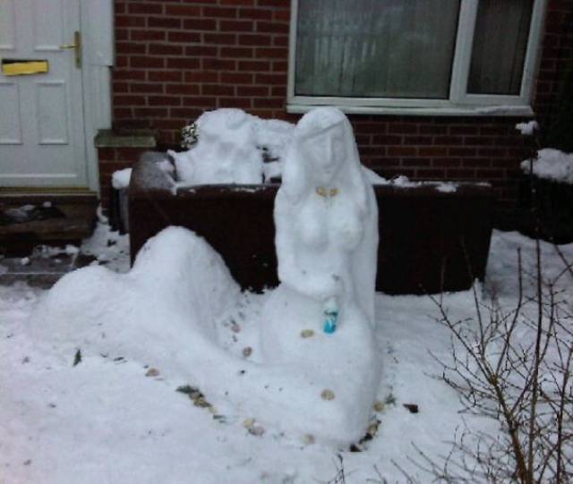Ακόμη και ένας χιονάνθρωπος μπορεί να γίνει έργο τέχνης - Εικόνα 58
