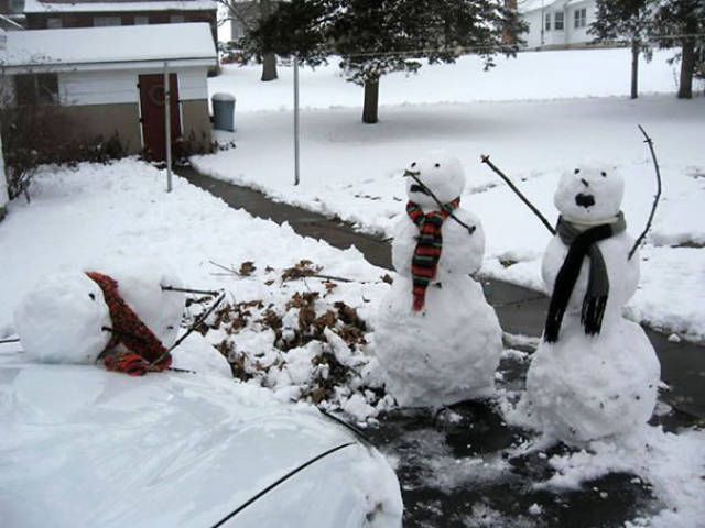 Ακόμη και ένας χιονάνθρωπος μπορεί να γίνει έργο τέχνης - Εικόνα 8