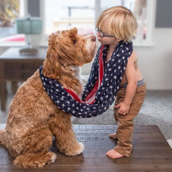 Μια υπέροχη και γλυκιά σχέση μεταξύ ενός αγοpιού και ενός σκύλου - Εικόνα 9