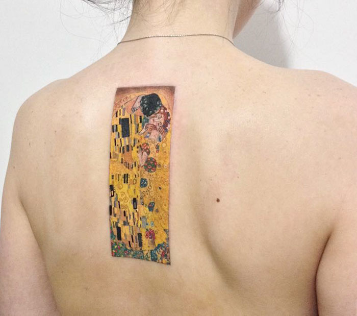 Πανέμορφα τατουάζ εμπνευσμένα από τους πίνακες του Gustav Klimt  - Εικόνα 13