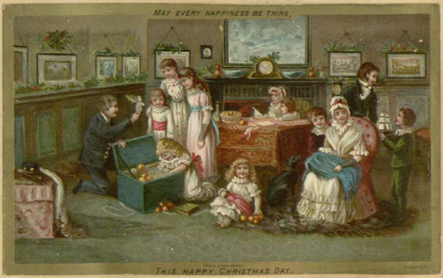 Παράξενες και ανατριχιαστικές βικτοριανές Χριστουγεννιάτικες κάρτες - Εικόνα 27