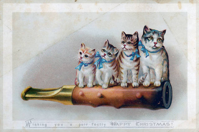 Παράξενες και ανατριχιαστικές βικτοριανές Χριστουγεννιάτικες κάρτες - Εικόνα 36