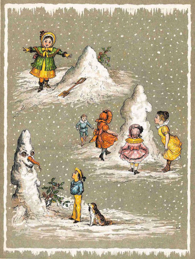 Παράξενες και ανατριχιαστικές βικτοριανές Χριστουγεννιάτικες κάρτες - Εικόνα 45