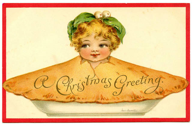 Παράξενες και ανατριχιαστικές βικτοριανές Χριστουγεννιάτικες κάρτες - Εικόνα 52