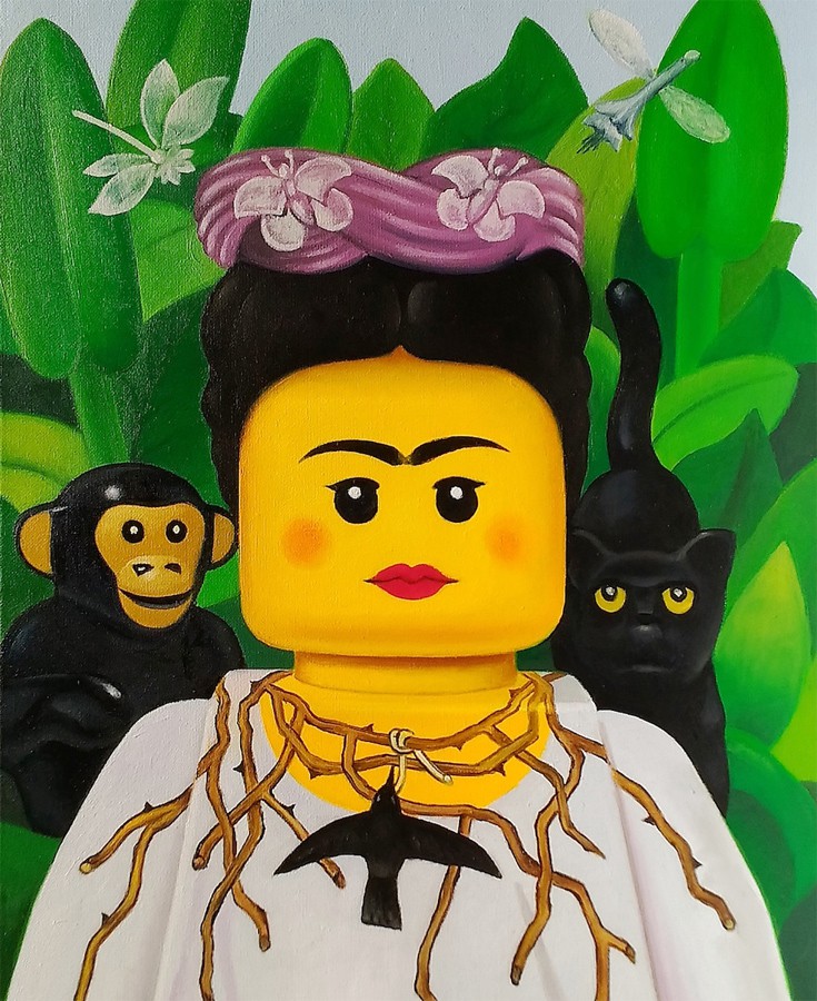 Διάσημες μορφές σε ζωγραφιές LEGO - Εικόνα 2