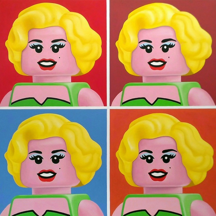 Διάσημες μορφές σε ζωγραφιές LEGO - Εικόνα 7