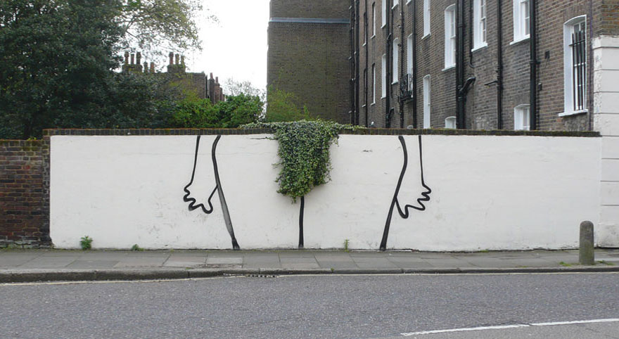 28 έξυπνα γκράφιτι που αλληλεπιδρούν με το περιβάλλον τους - Εικόνα 20