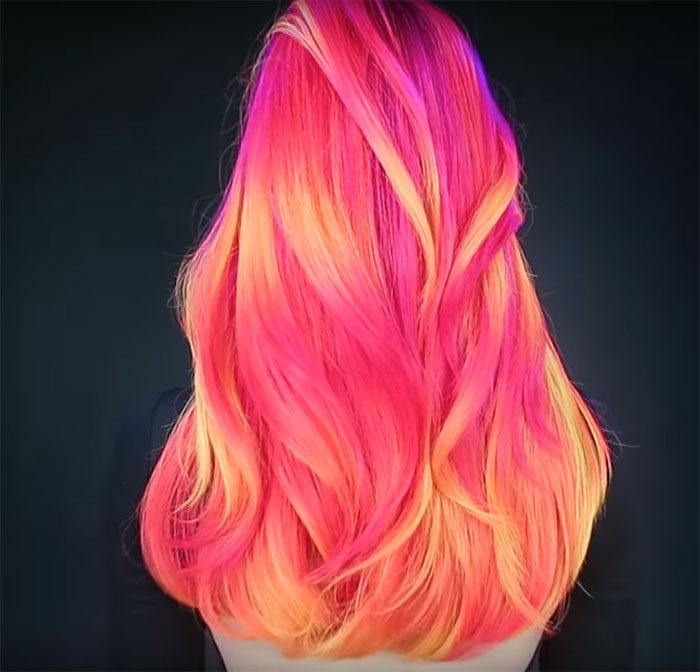 Φωσφοριζέ χρώματα η νεα τάση της μόδας στα μαλλιά - Εικόνα 2