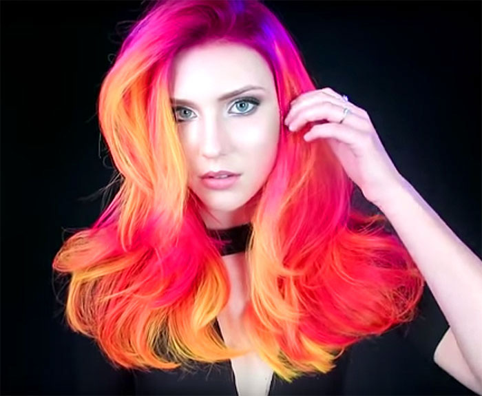 Φωσφοριζέ χρώματα η νεα τάση της μόδας στα μαλλιά - Εικόνα 4