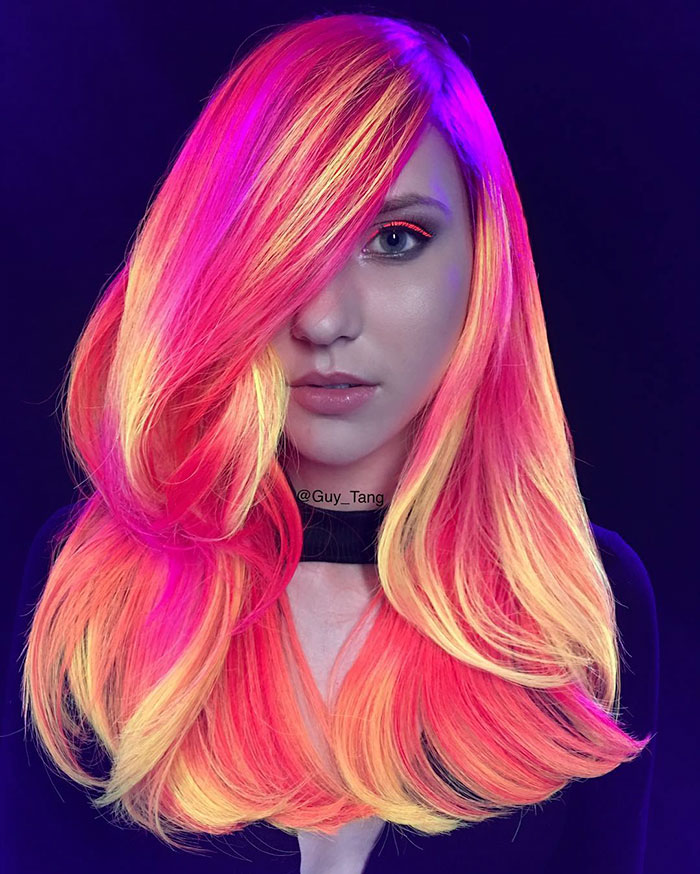 Φωσφοριζέ χρώματα η νεα τάση της μόδας στα μαλλιά - Εικόνα 7