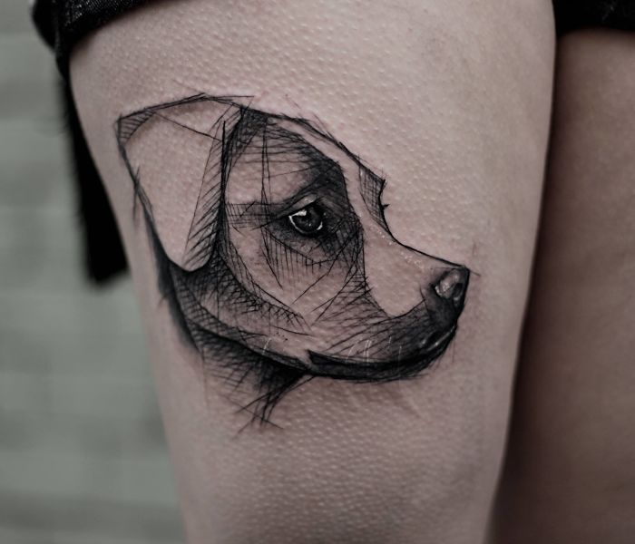 10 από τις καλύτερες ιδέες για σκυλίσια τατουάζ - Εικόνα 10