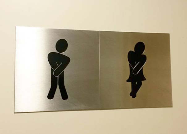 Αντρικές vs Γυναικείες Πινακίδες σε τουαλέτες! - Εικόνα 13