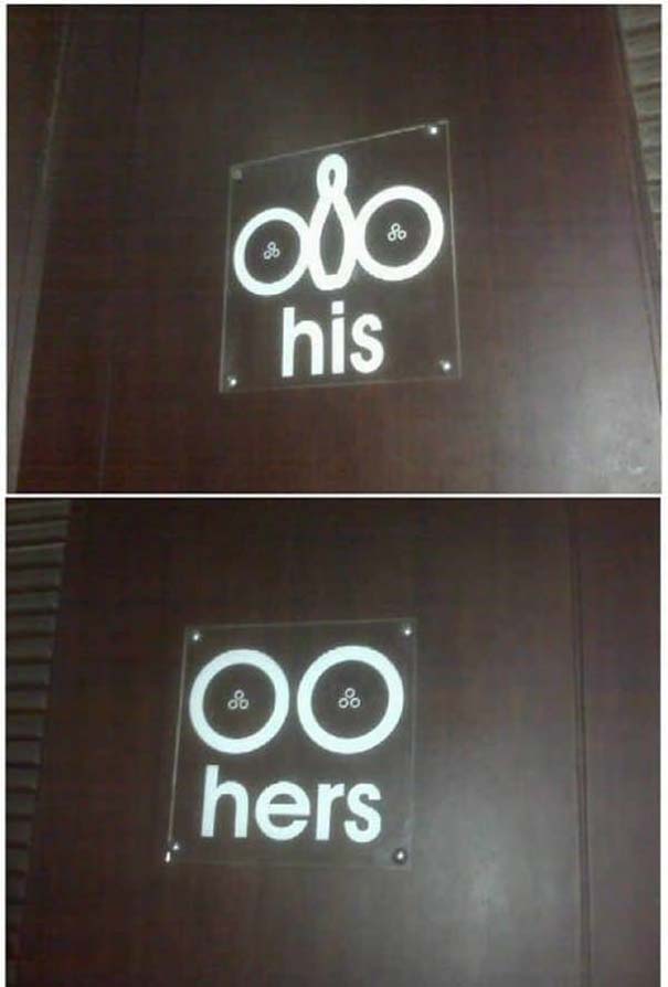 Αντρικές vs Γυναικείες Πινακίδες σε τουαλέτες! - Εικόνα 19