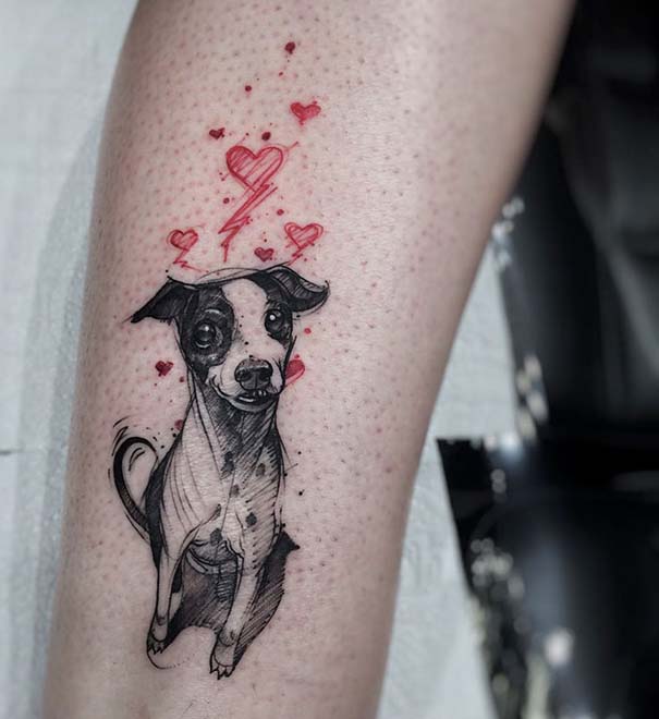 30 Tattoo για αυτούς που λατρεύουν τα σκυλάκια! - Εικόνα 26