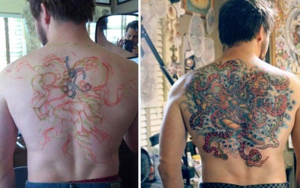 24 Αποτυχημένα Tattoo που διορθώθηκαν και είναι φανταστικά! - Εικόνα 21