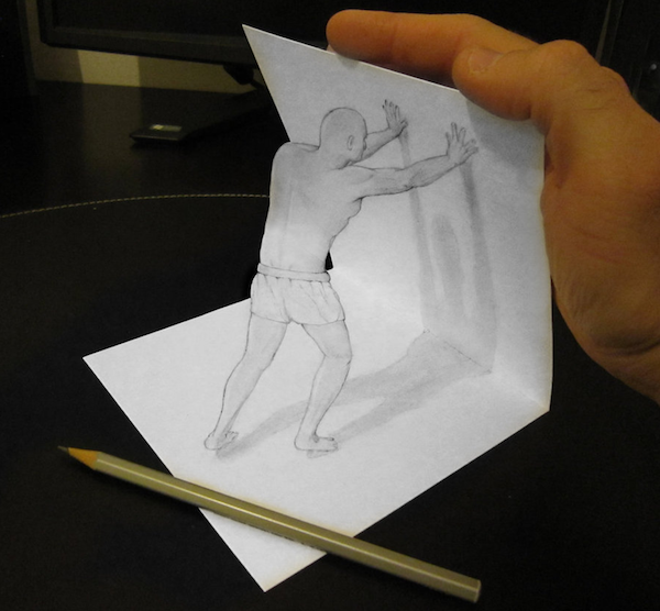 Με εργαλείο ένα απλό μολύβι, φτιάχνει απίθανα 3D σχέδια - Εικόνα 19