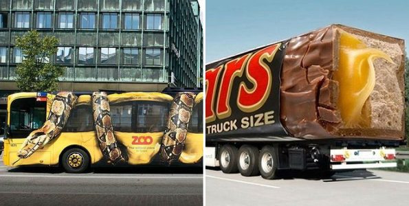 ΜΟΝΑΔΙΚΟ ΘΕΑΜΑ: Εντυπωσιακές διαφημίσεις σε φορτηγά [PHOTOS]