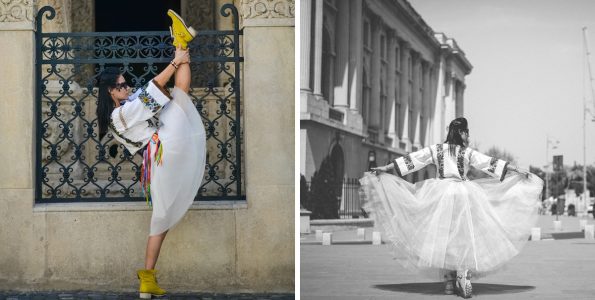 Ρουμάνα μπαλαρίνα μας δείχνει την κομψότητα και ομορφιά της παράδοσης