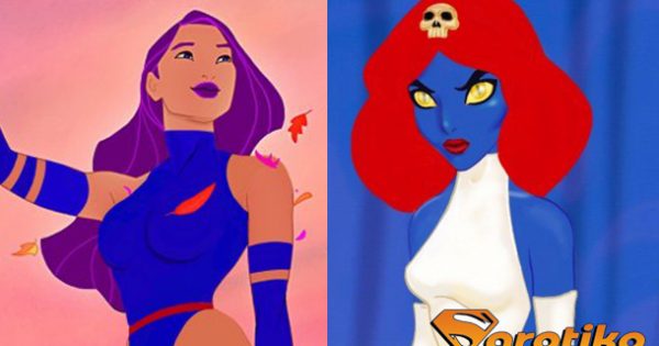 Οι Πριγκίπισσες της Disney ως Μεταλλαγμένες Ηρωίδες των X-Men! (εικόνες + βίντεο)