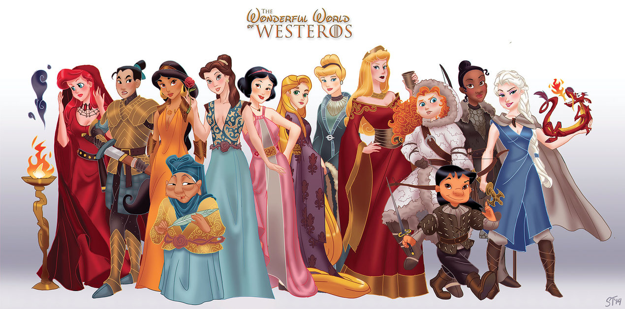 Οι Πριγκίπισσες της Disney στον Κόσμο του Game of Thrones: Ο Θαυμαστός Κόσμος του Westeros...