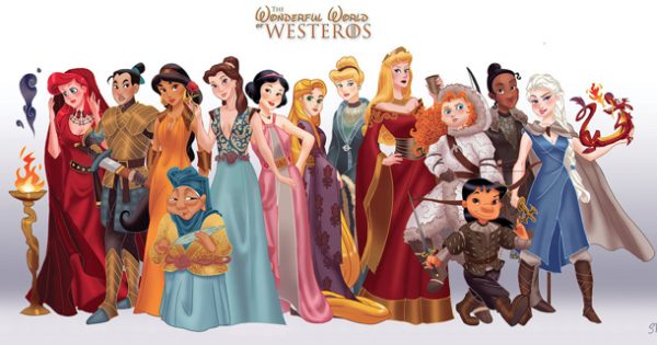 Ο Θαυμαστός Κόσμος του Westeros: Οι Πριγκίπισσες της Disney στον Κόσμο του Game of Thrones...