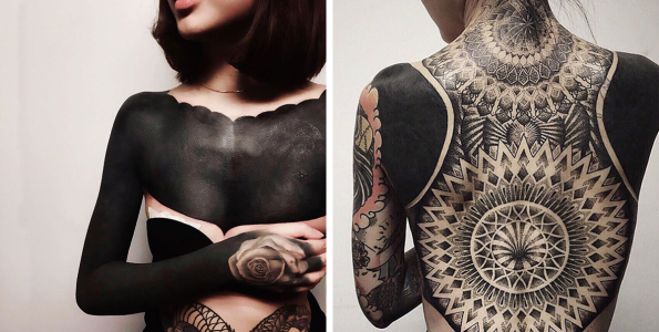 Τα ολόμαυρα τατουάζ είναι η τελευταία τάση στην Σιγκαπούρη