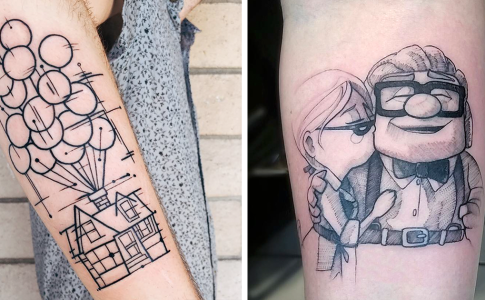 13 tattoo εμπνευσμένα από την Pixar