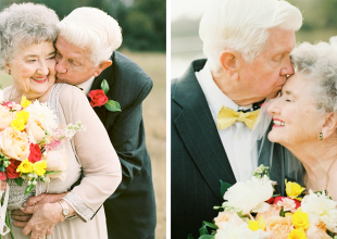 63 χρόνια μετά ένα αγαπημένο ζευγάρι γιόρτασε το γάμο του με μια γαμήλια φωτογράφιση