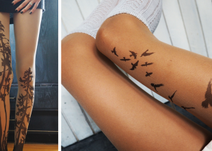Καλσόν που δημιουργούν την ψευδαίσθηση πως έχετε κάνει τατουάζ στα πόδια σας!