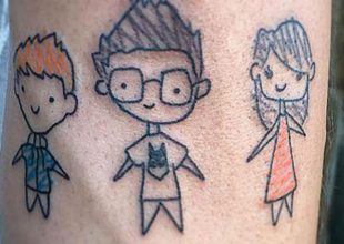 9 πρωτότυπα τατουάζ γονιών αφιερωμένα στα παιδιά τους