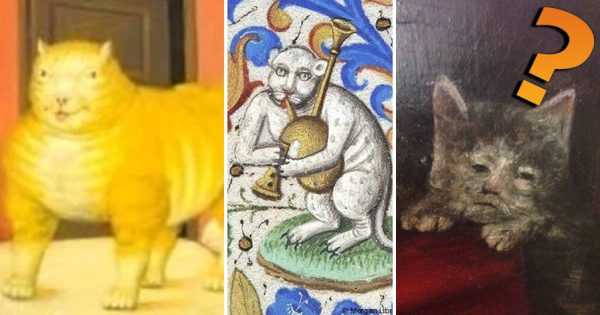Στο Μεσαίωνα ΣΙΓΟΥΡΑ ΔΕΝ ήξεραν να ζωγραφίζουν γάτες
