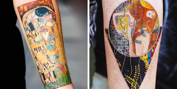 Πανέμορφα τατουάζ εμπνευσμένα από τους πίνακες του Gustav Klimt