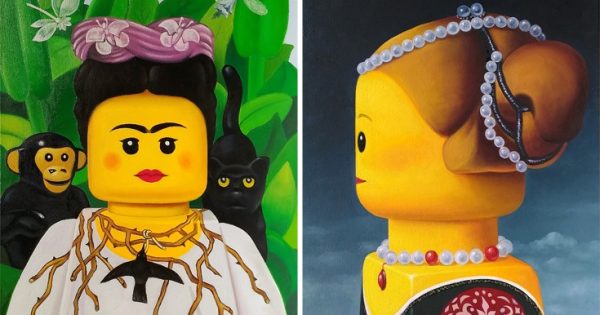 Διάσημες μορφές σε ζωγραφιές... LEGO