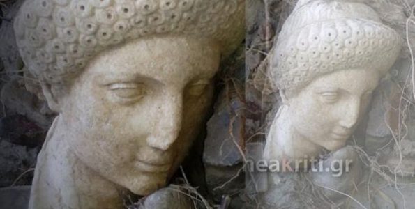 Η κακοκαιρία ξέθαψε αρχαιολογικό θησαυρό! Το μαρμάρινο γλυπτό μιας όμορφης γυναίκας