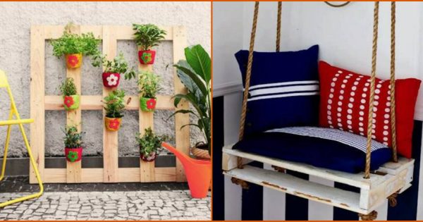 DIY: Φτιάχνουμε μόνοι μας έπιπλα Βεράντας & Κήπου από παλέτες
