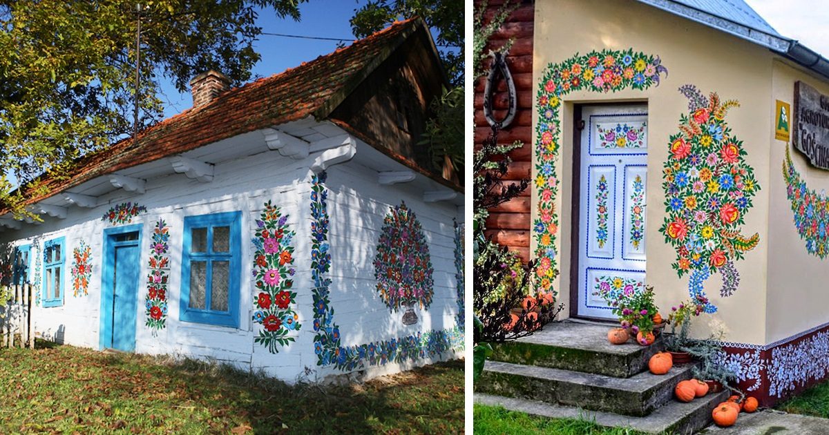 Στην Πολωνία υπάρχει ένα χωριουδάκι που ΤΑ ΠΑΝΤΑ καλύπτονται με ζωγραφιές!