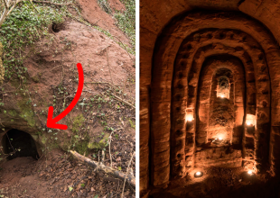Κουνελότρυπα οδήγησε σε Μυστικό δίκτυο Σπηλαίων 700 Ετών, χτισμένο από Ιππότες
