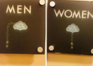 Αντρικές vs Γυναικείες Πινακίδες σε τουαλέτες!